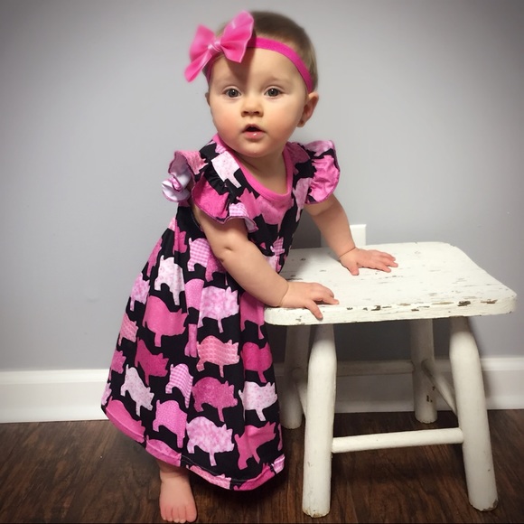 Other - 🐖LAST ONE 🐖 Pink Piggy Baby/Toddler Dress